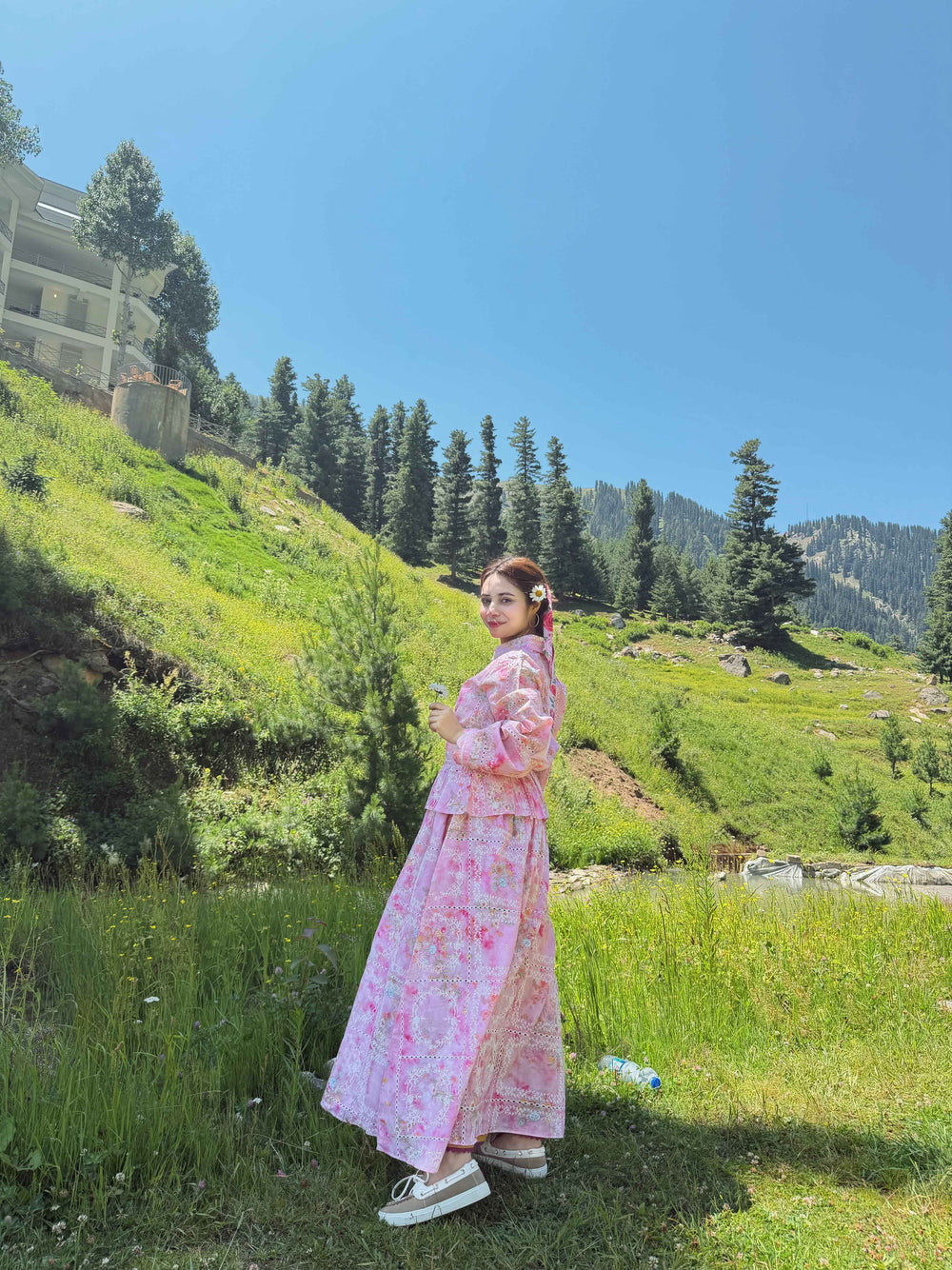 pink broderie Anglaise Missi dress