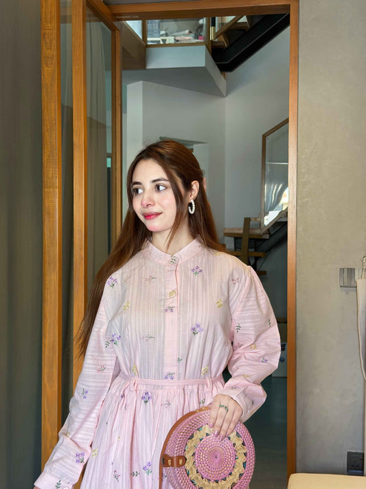 Premium Summer Lawn Maxi with Floral Embroidery