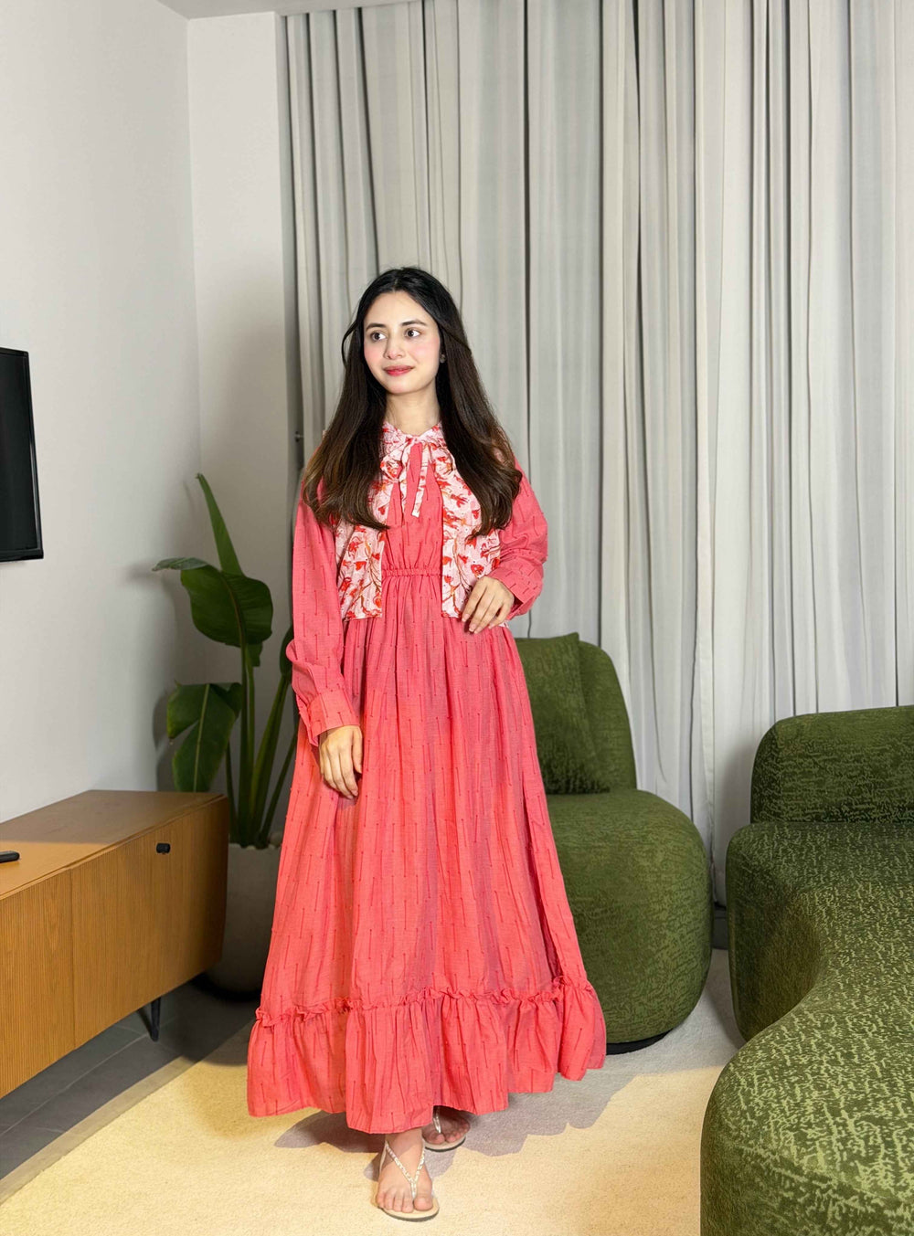 Soft Swiss lawn Maxi with Digital