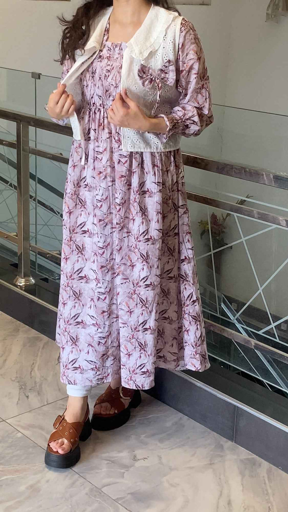 🌸 Lavender Bloom Summer Maxi