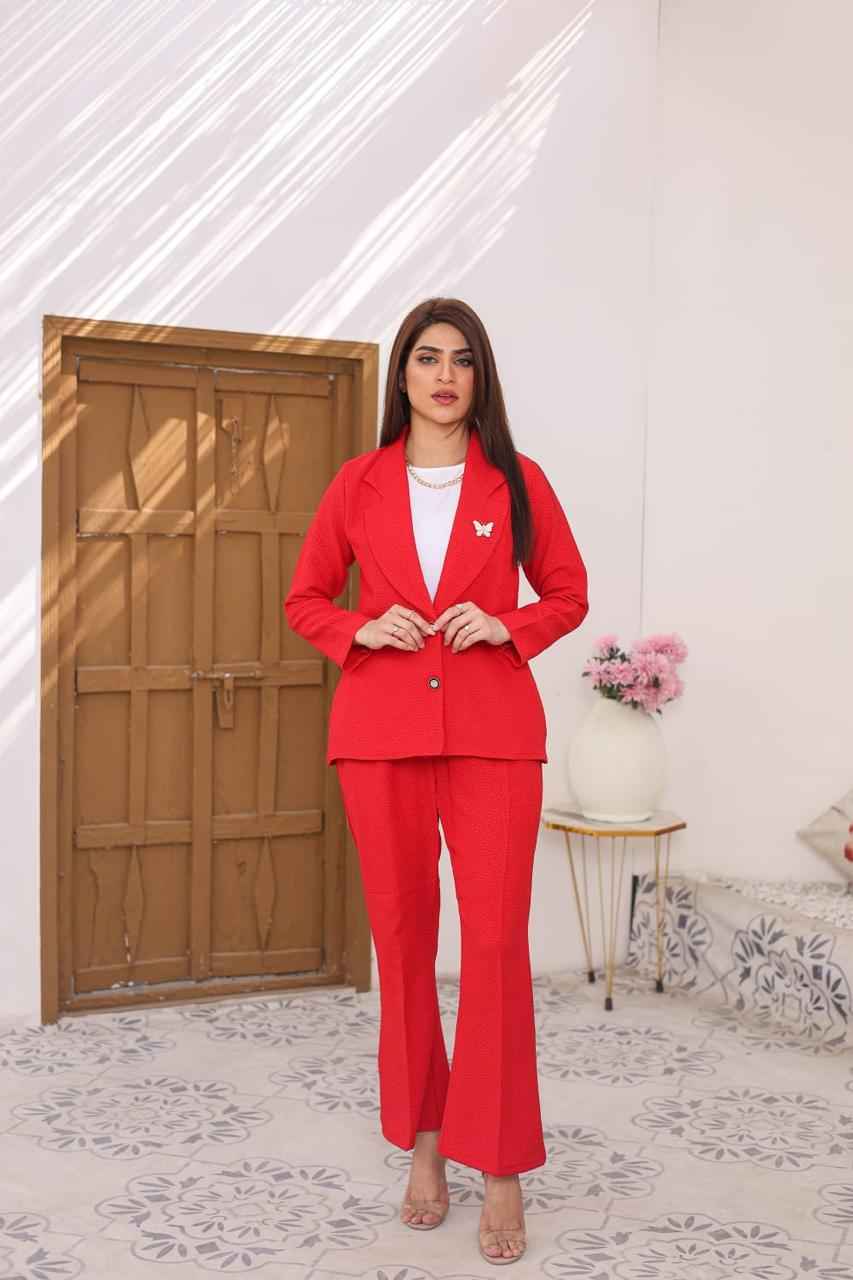 Ruby Royale Coat Set
