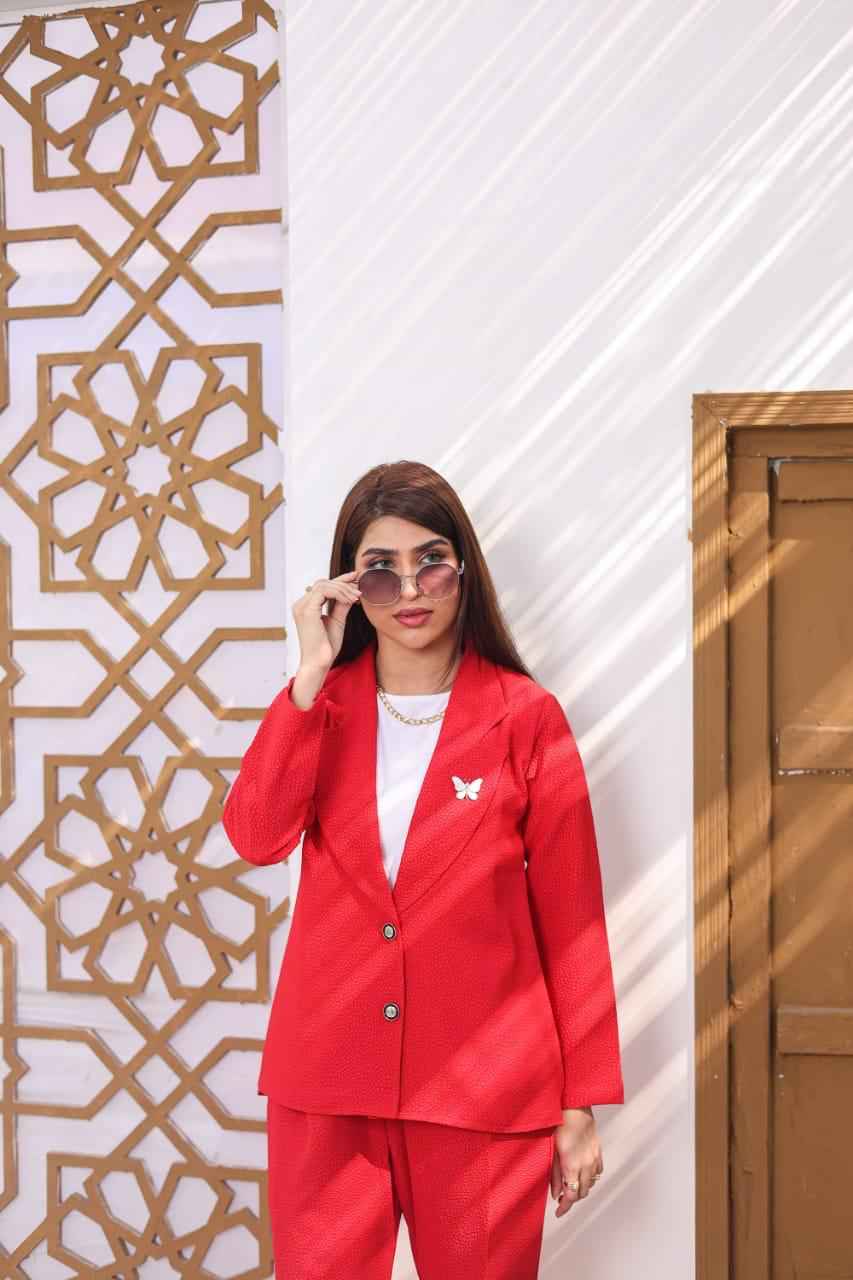 Ruby Royale Coat Set