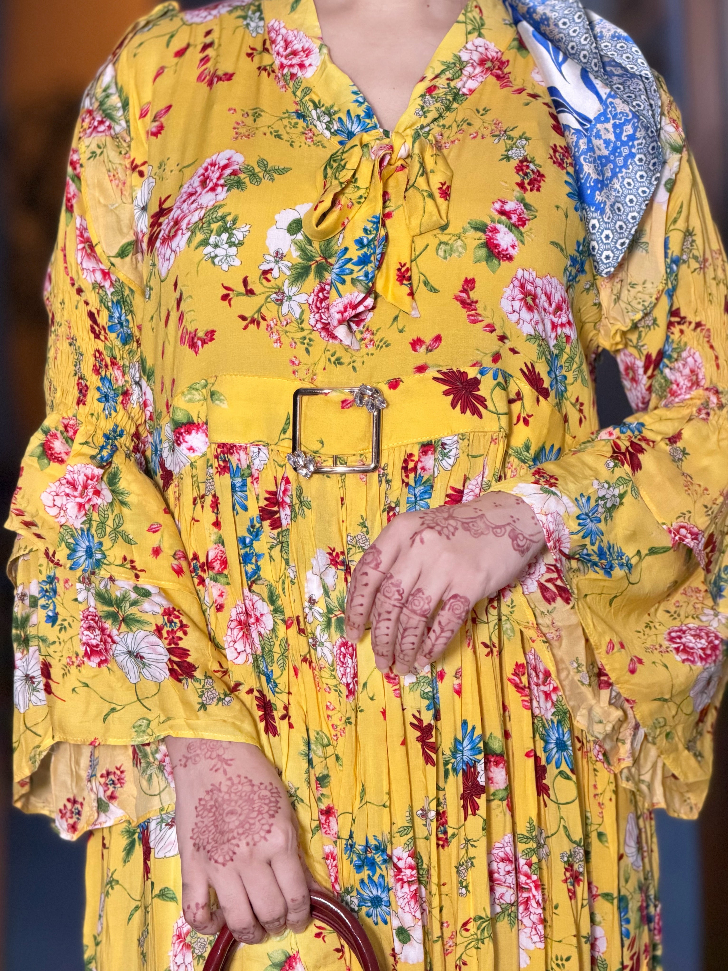 lemon Blossom Flowy Maxi