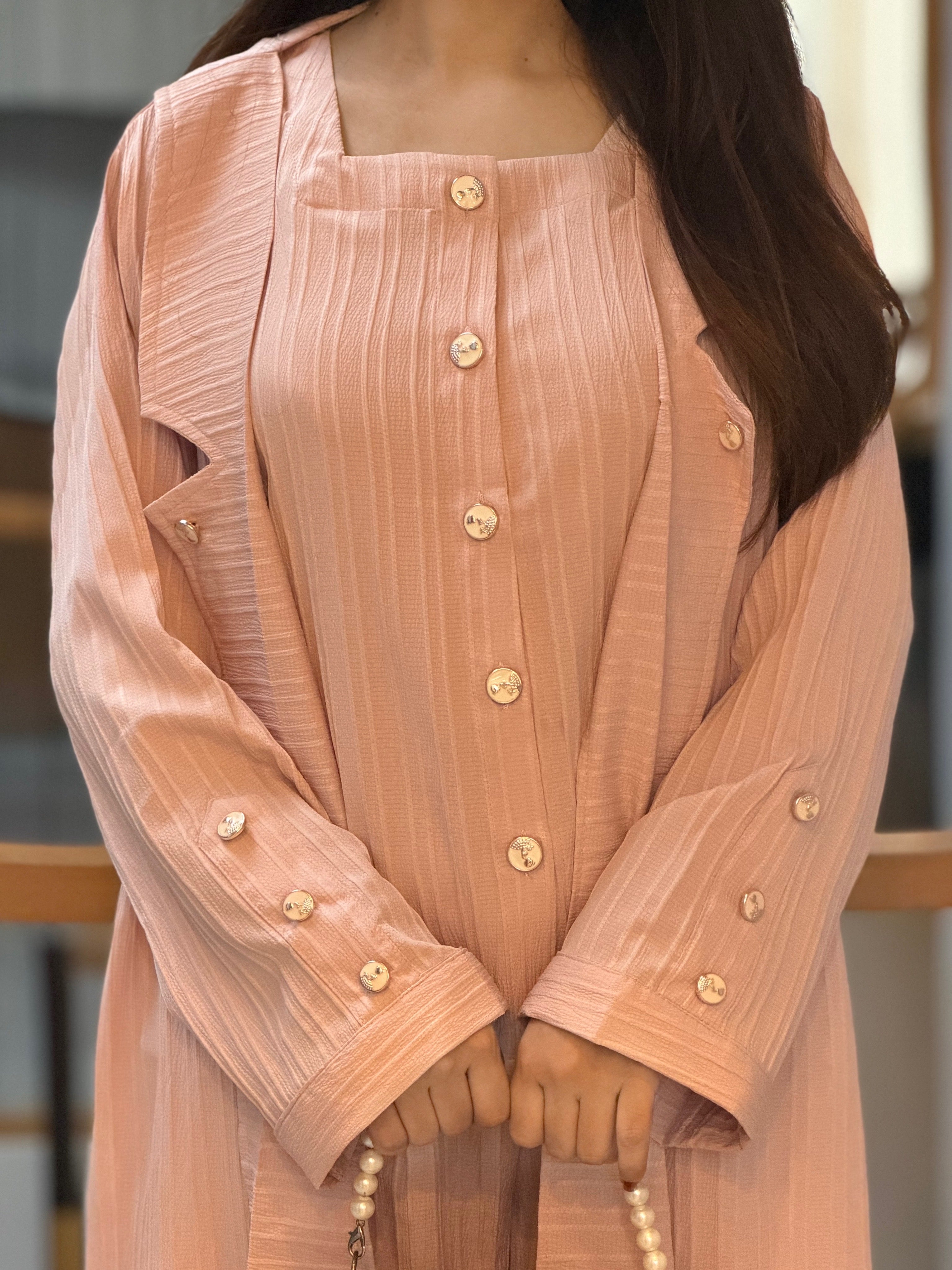 Blush Luxe 3-Piece Shrug Set
