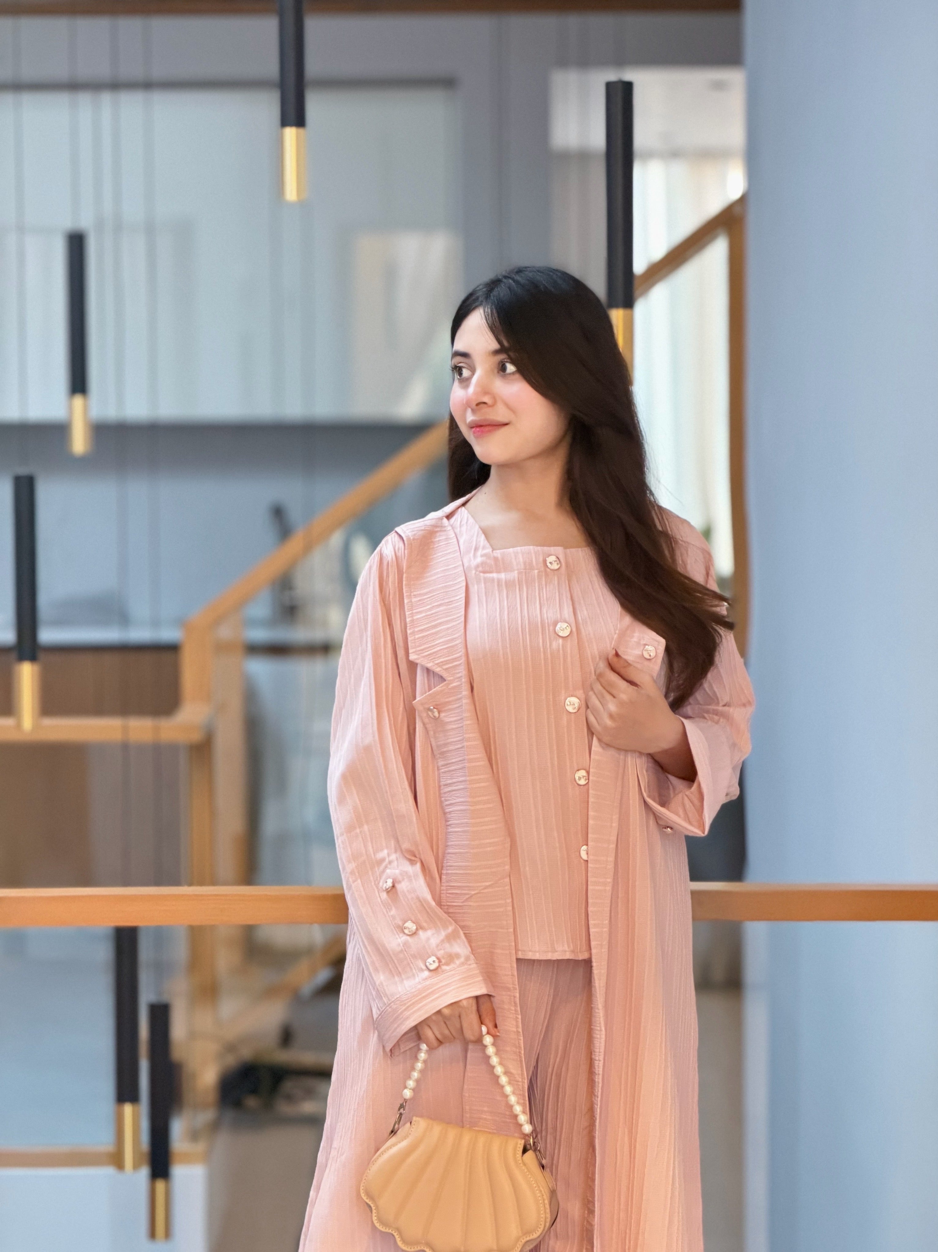 Blush Luxe 3-Piece Shrug Set