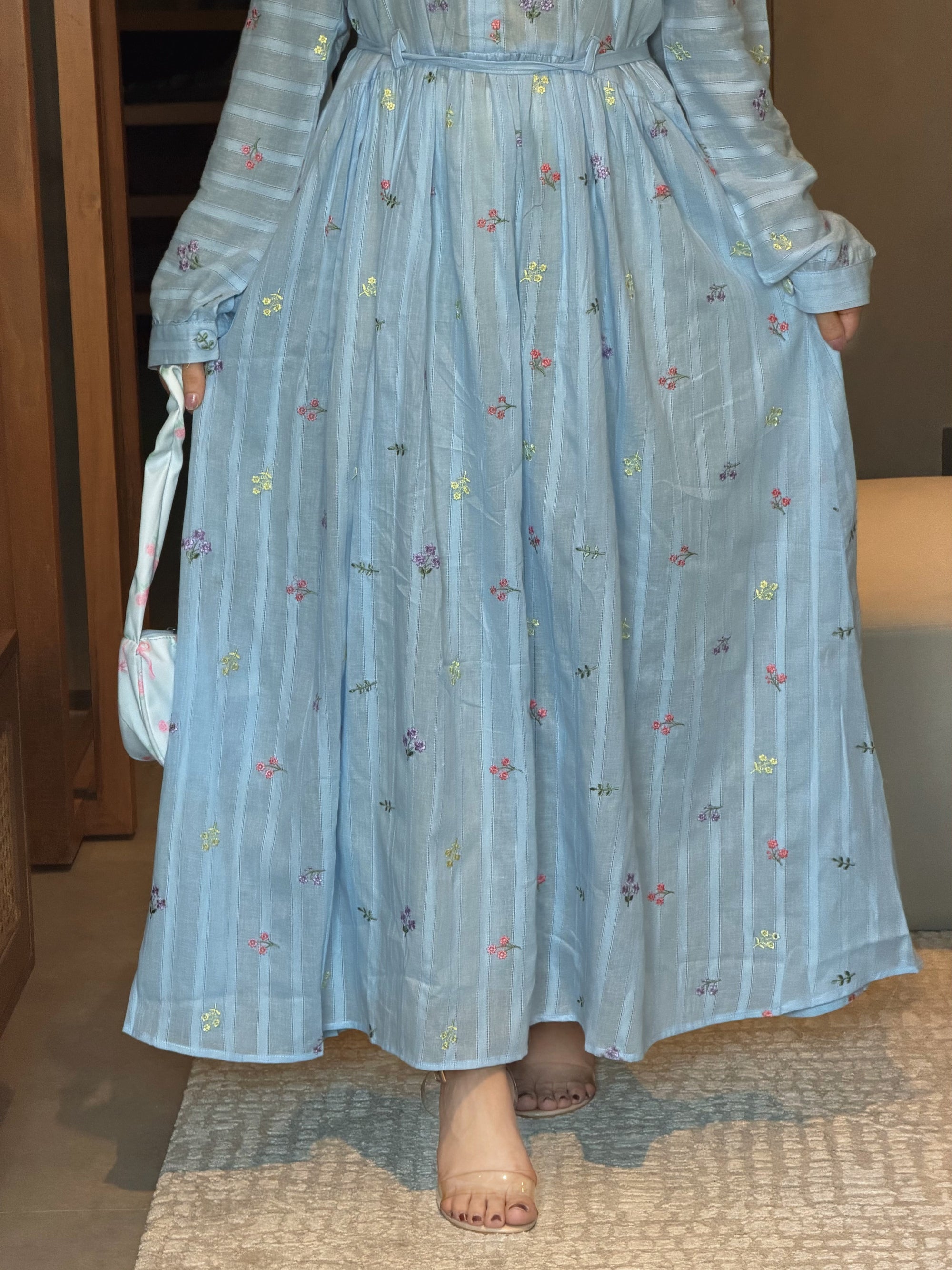 Premium Summer Lawn Maxi with Floral Embroidery