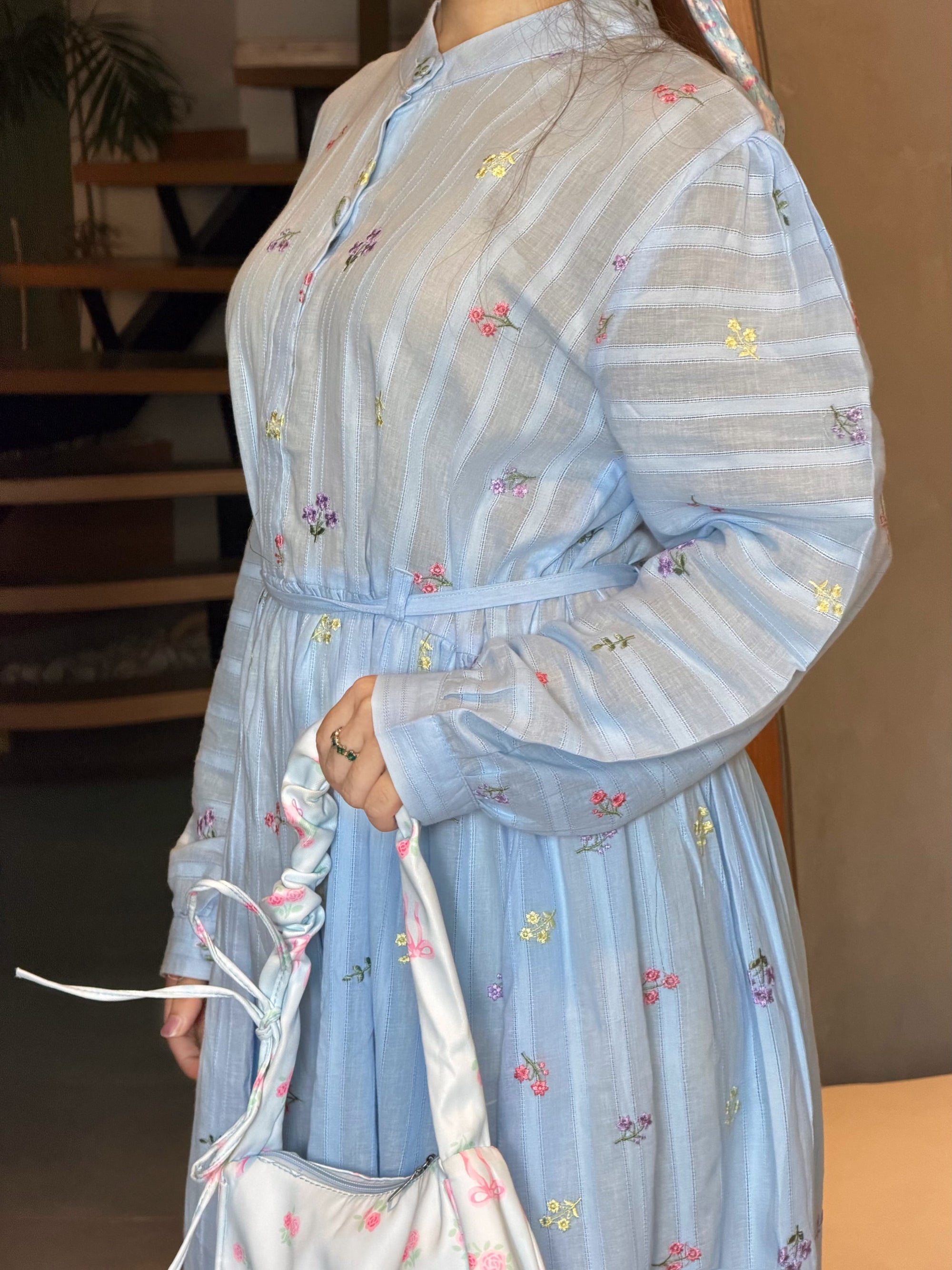 Premium Summer Lawn Maxi with Floral Embroidery