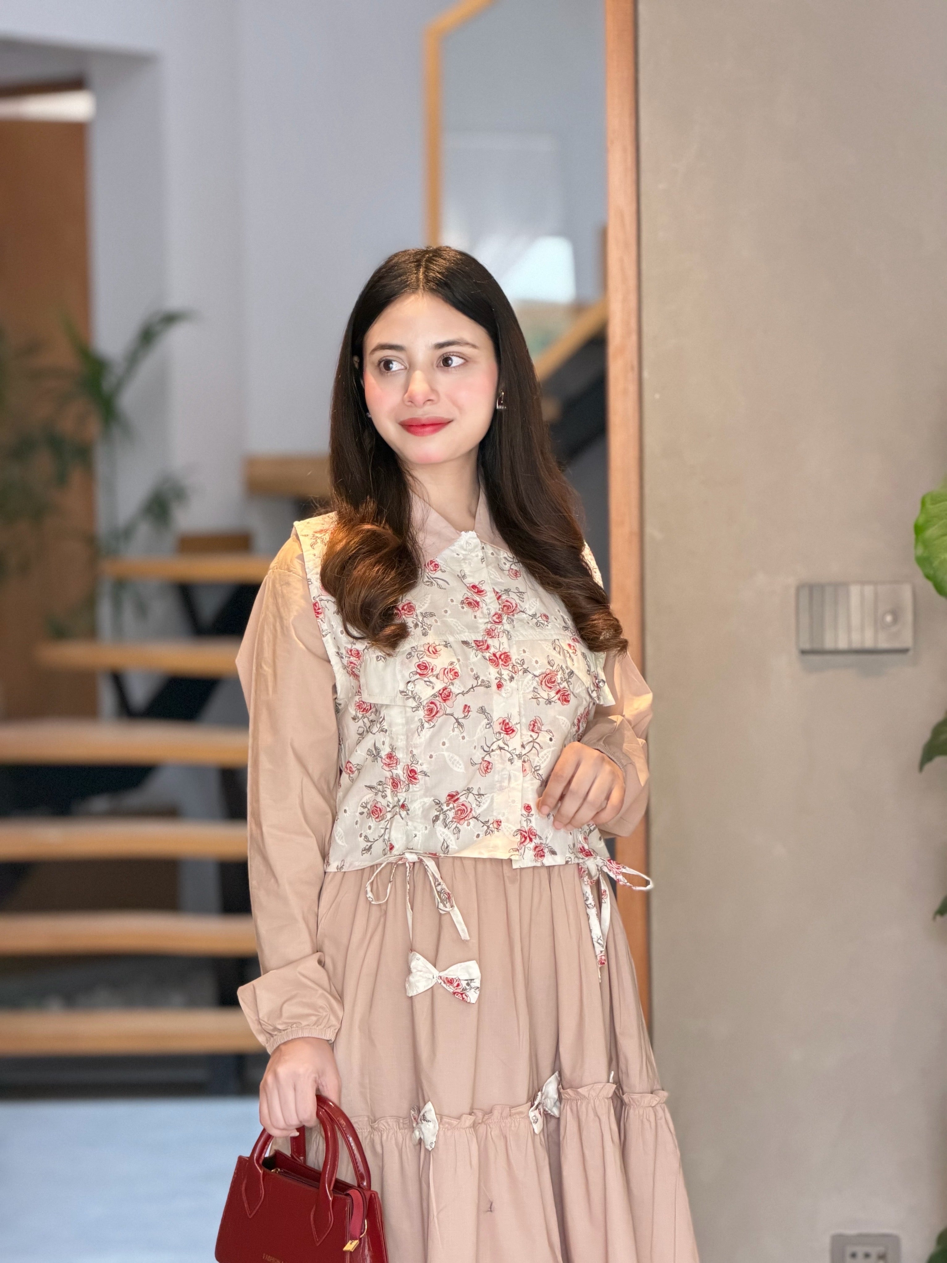 Blush Meadow Maxi Dress
