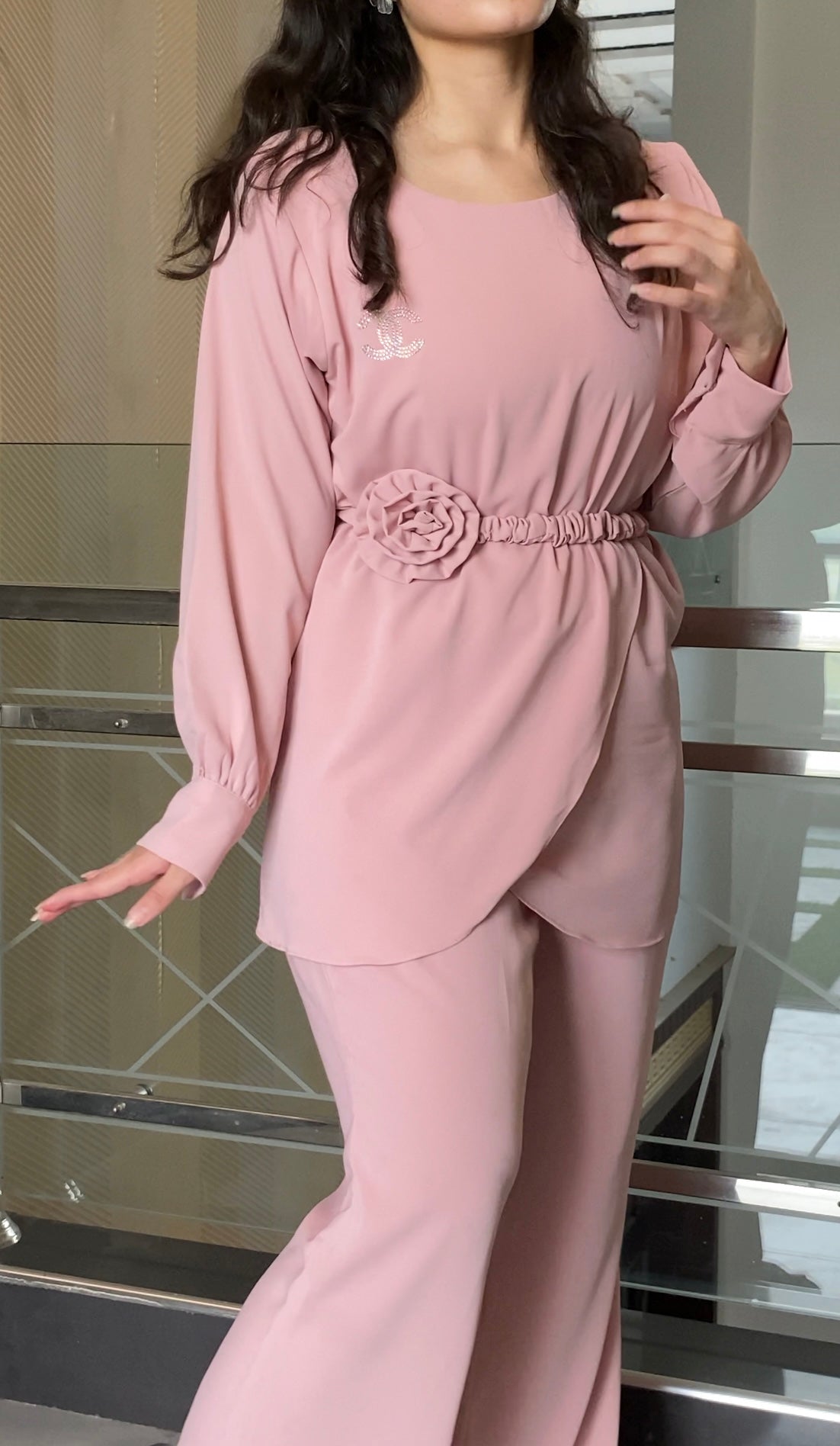 Premium Korean Laser Chicken Co Ord Set