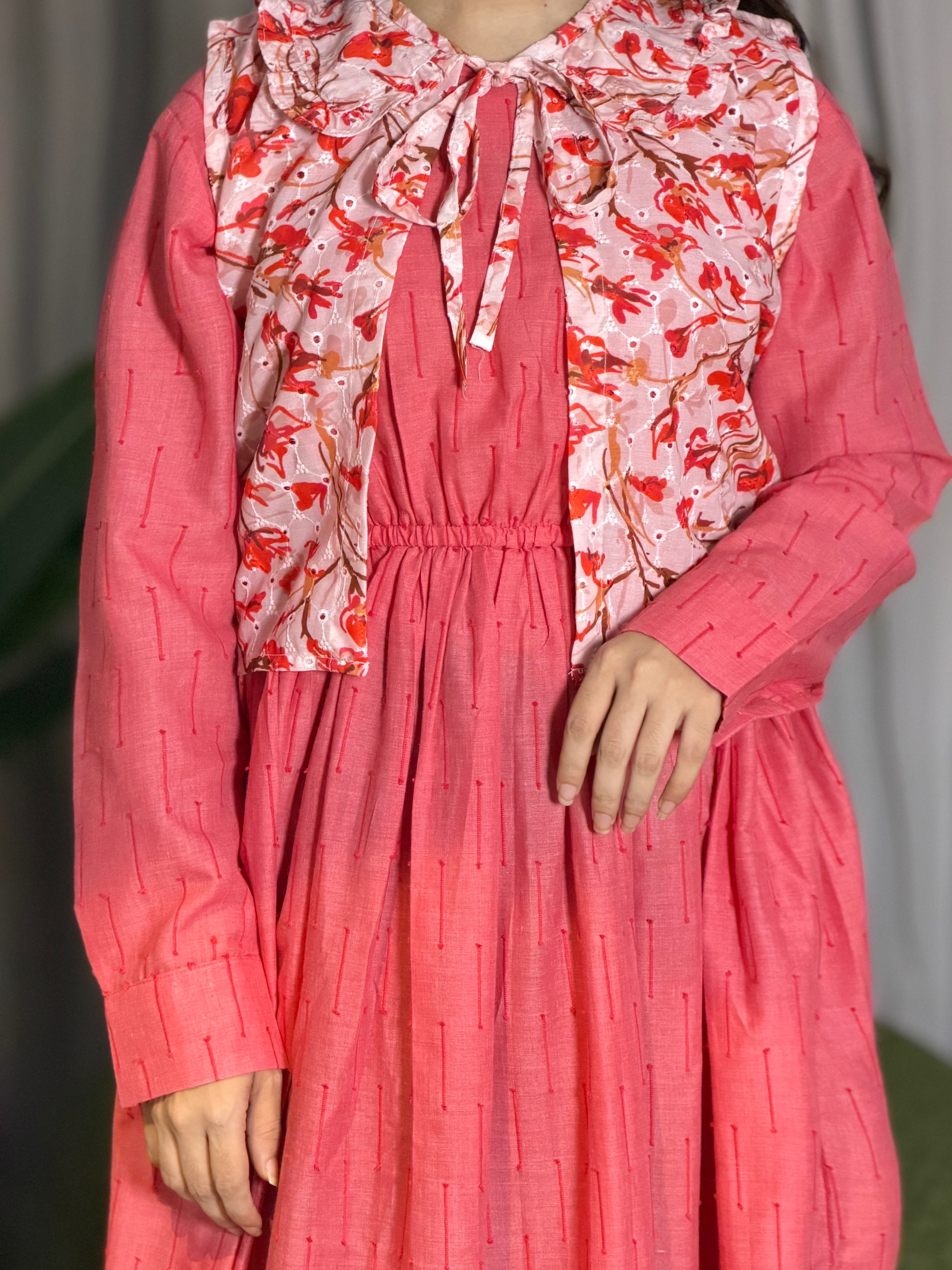 Coral Blossom Charm Maxi