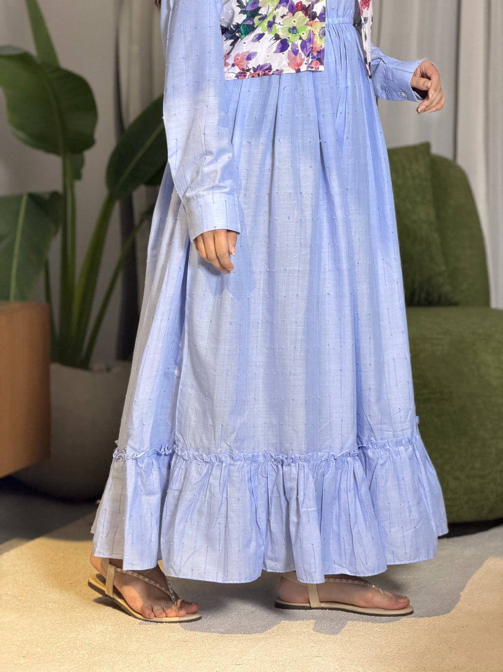 Soft Swiss lawn Maxi with Digital