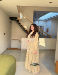 Soft Swiss Lawn Maxi with Digital Chikankari Printed Koti