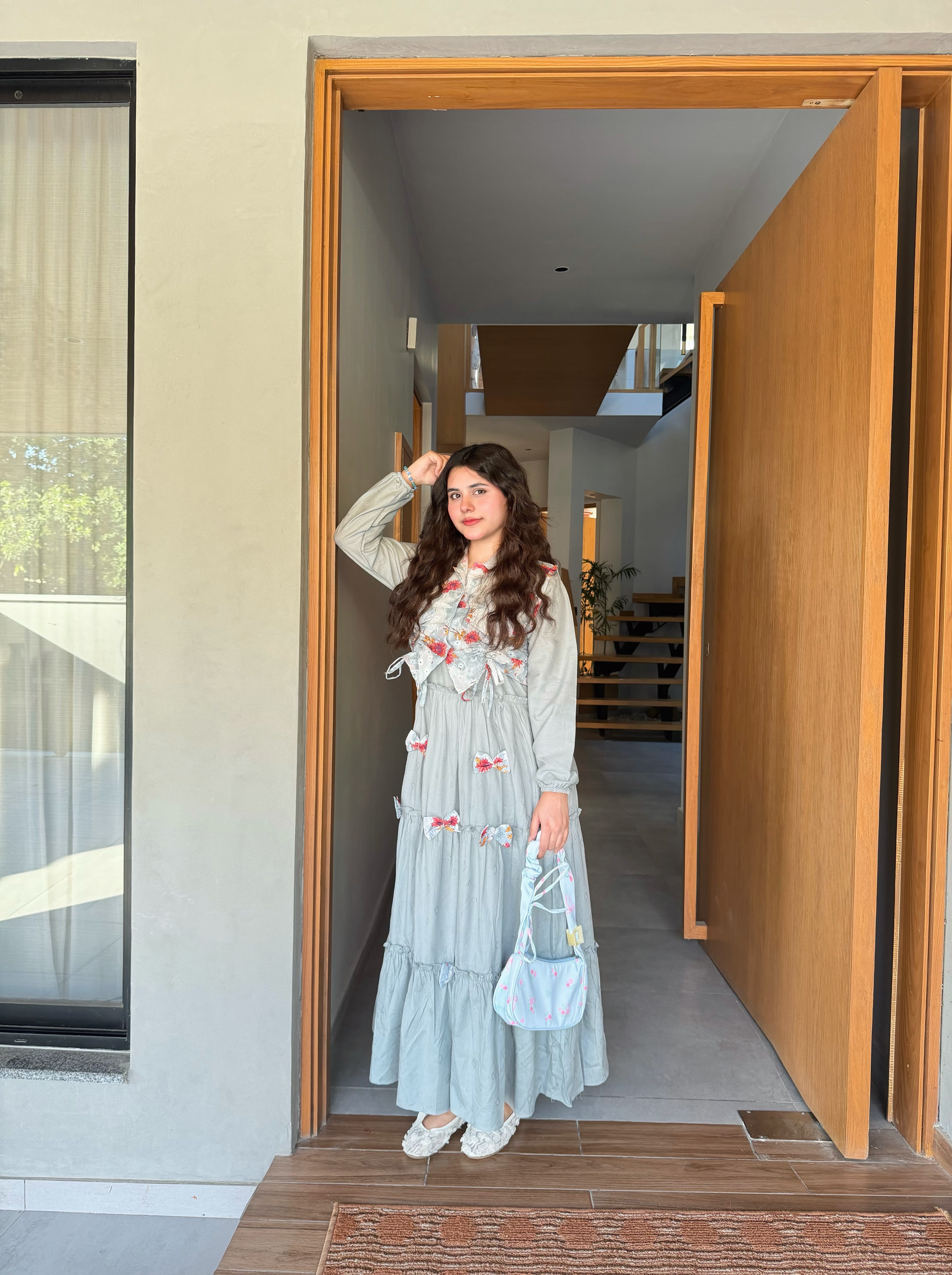Sky Bloom Serenity Maxi