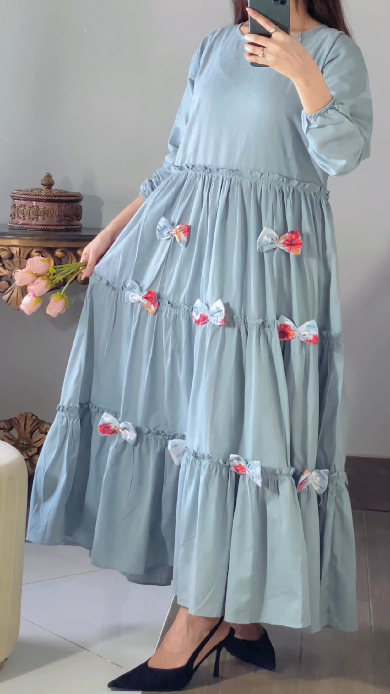 Maxi with Coat Set