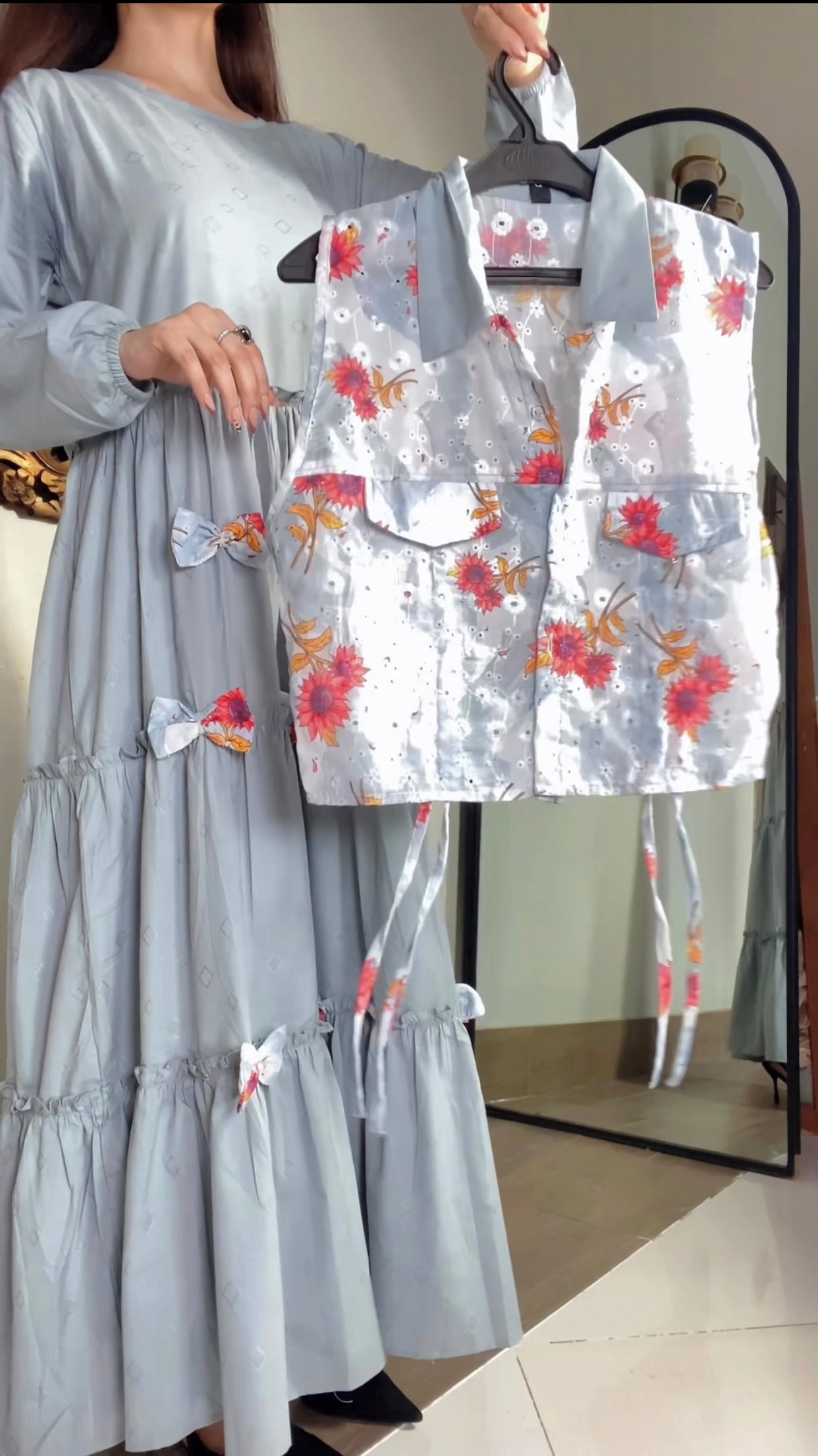 Maxi with Coat Set