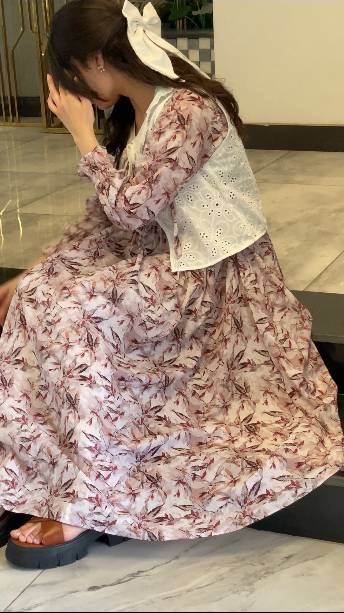 🌸 Lavender Bloom Summer Maxi