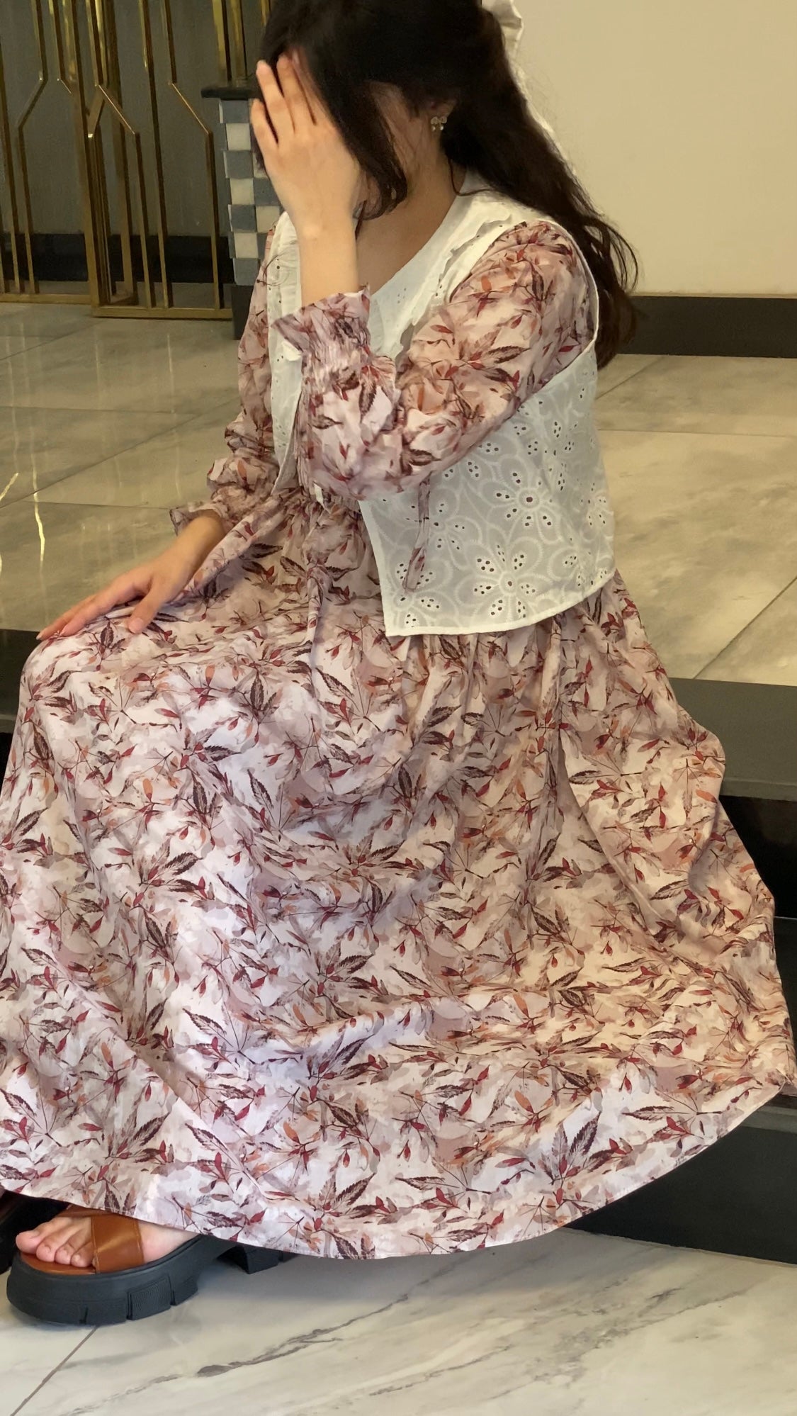 🌸 Lavender Bloom Summer Maxi