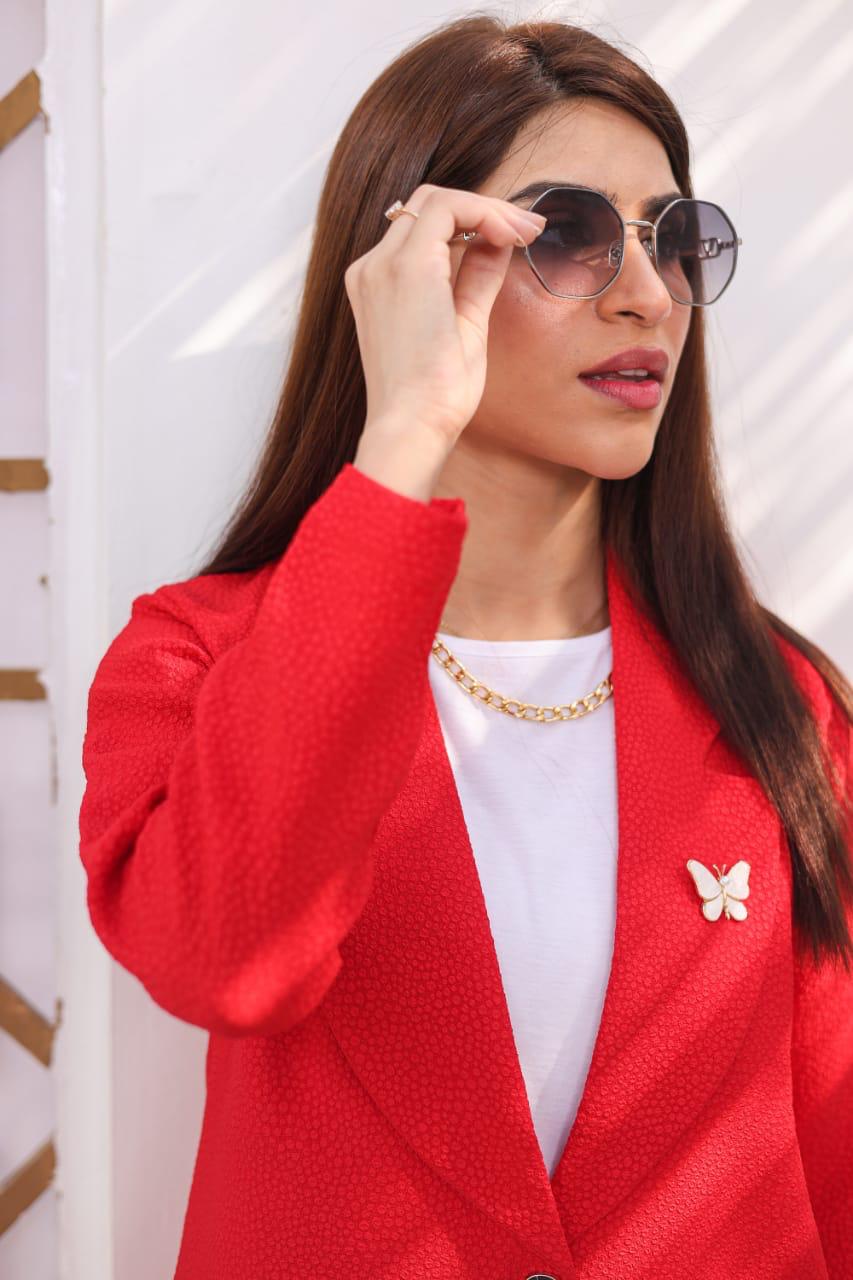 Ruby Royale Coat Set